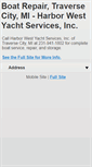 Mobile Screenshot of harborwestyachtservicestc.com